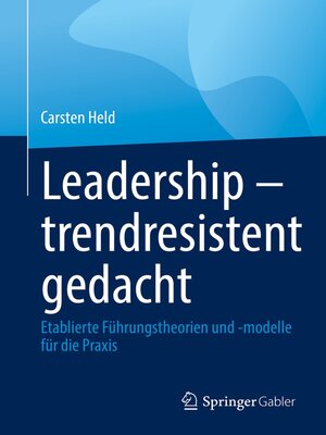 cover image of Leadership – trendresistent gedacht